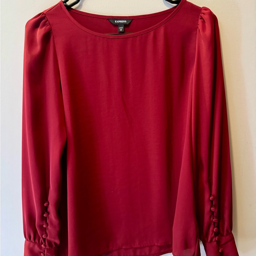 Express Women's Red Blouse